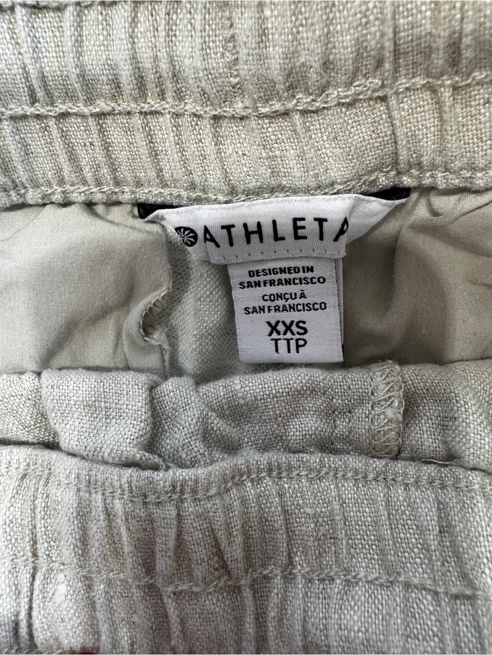 Athleta Retreat Linen High Rise Wide Leg pants 🚨fits like small size - Picture 7 of 17